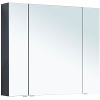 Зеркальный шкаф Aquanet Алвита New 100 Антрацит арт-277543 — фото 1, Зеркальные шкафы в ванную