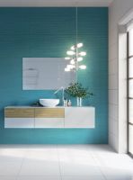 Керамическая плитка Gracia Ceramica Marella Turquoise 01 настенная 30x90 см арт-10101004969 — фото 2, Керамическая плитка