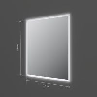 Зеркало AM.PM Spirit v2.0 60 с подогревом с подсветкой и сенсорным выключателем арт-M71AMOX0601SA — фото 9, Зеркала в ванную комнату