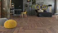 Ламинат Alpine Floor Herringbone LF102-10 Дуб Бордо 606х101х8 мм арт-LF102-10A NEW — фото 2, Ламинат