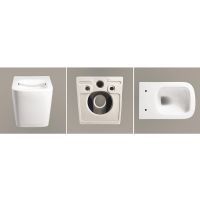 Унитаз Ceruttispa Maiella Aria PP подвесной с сиденьем Микролифт арт-CT10479 — фото 3, Подвесные унитазы