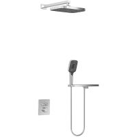 Душевая система Vincea Inspire с термостатом Хром арт-VSFW-321MT1RCH — фото 1, Встраиваемые душевые комплекты