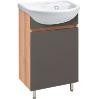 Тумба под раковину Runo Лада 40 Графит арт-00-00001195 — фото 1, Тумбы под раковину