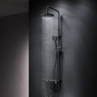 Душевая система AM.PM Gem Черная матовая арт-F0790722 — фото 5, Душевые стойки