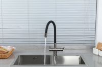 Смеситель для кухни Gappo Оружейная сталь Черный арт-G4398-39 — фото 11, Смесители для кухни