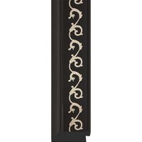 Зеркало Evoform Octagon 65х65 в багетной раме - Черный ардеко 81 мм арт-BY 3767 — фото 2, Зеркала в ванную комнату