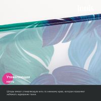 Штора для ванны Iddis Base 180х200 Зеленая Синяя арт-BF05P18i11 — фото 7, Шторы для ванной