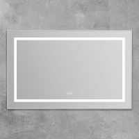 Зеркало BelBagno Kraft 108.5 с подсветкой с подогревом Сатин с сенсорным выключателем арт-SPC-KRAFT-1085-685-TCH-WARM — фото 1, Зеркала в ванную комнату