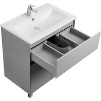 Тумба под раковину Aquaton Форест 75 Туманный серый арт-1A278301FR4D0 — фото 5, Тумбы под раковину