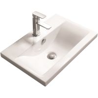 Раковина SantiLine 51 Белая арт-SL-2101 (50) — фото 1, Раковины встраиваемые сверху