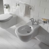 Биде Globo Paestum подвесное Белое арт-PAS10.BI*1 — фото 2, Биде подвесные