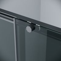 Товар: Душевой уголок Grossman Style 110х80 профиль Черный матовый стекло тонированное арт-120.K33.05.1180.21.10 - фото 7 Душевой уголок Grossman Style 110х80 профиль Черный матовый стекло тонированное арт-120.K33.05.1180.21.10 — фото 7, Прямоугольные душевые уголки