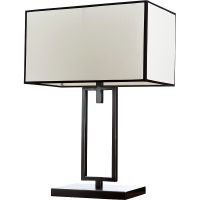 Настольная лампа Divinare Porta Кремовый Черный арт-5933/01 TL-1 — фото 1, Настольные лампы