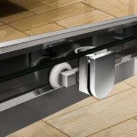 Товар: Душевая дверь Cezares Pratico 190 профиль Хром стекло прозрачное арт-PRATICO-BF-2-190-C-Cr - фото 6 Душевая дверь Cezares Pratico 190 профиль Хром стекло прозрачное арт-PRATICO-BF-2-190-C-Cr — фото 6, Раздвижные душевые двери