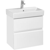 Тумба под раковину Roca Oleta 60 подвесная Белая матовая арт-A857639501 — фото 1, Тумбы под раковину