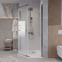 Товар: Душевой уголок Grossman Pragma 100х100 профиль Хром стекло прозрачное арт-302.K33.03.1010.10.00 - фото 3 Душевой уголок Grossman Pragma 100х100 профиль Хром стекло прозрачное арт-302.K33.03.1010.10.00 — фото 3, Душевые уголки трапеция