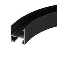 Профиль алюминиевый Arlight подвесной для радиусных светильников Черный арт-029269 — фото 2, Профили для светодиодных лент