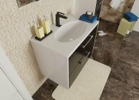 Товар: Тумба с раковиной Эстет Vegas 80 подвесная Белая арт-ФР-00003491 - фото 3 Тумба с раковиной Эстет Vegas 80 подвесная Белая арт-ФР-00003491 — фото 3, Тумбы с раковиной