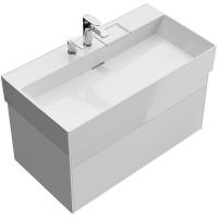 Тумба под раковину Kerama Marazzi Logica 90 LOG.90.2\WHT подвесная Белая арт-LOG.90.2\WHT — фото 3, Тумбы под раковину