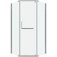 Товар: Душевой уголок Grossman Pragma 100х100 профиль Хром стекло прозрачное арт-302.K33.03.1010.10.00 - фото 9 Душевой уголок Grossman Pragma 100х100 профиль Хром стекло прозрачное арт-302.K33.03.1010.10.00 — фото 9, Душевые уголки трапеция