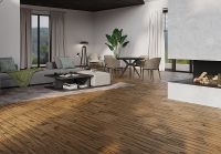 Керамогранит Staro Wood Sherwood Pekan Carving 20х120 см арт-С0005659 — фото 2, Керамогранит