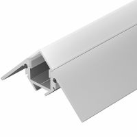 Профиль алюминиевый Arlight встраиваемый для контурной подсветки Серебристый арт-023897 — фото 1, Профили для светодиодных лент