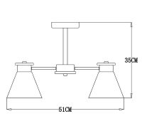 Люстра Artelamp Tyler Белая Светлое дерево арт-A1031PL-3WH — фото 4, Люстры
