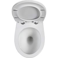 Комплект унитаза с инсталляцией Orange с сиденьем Микролифт и Черной матовой клавишей смыва арт-CI07-100W+APB144 — фото 6, Комплекты унитаз + инсталляция