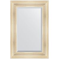 Зеркало Evoform Exclusive 89х59 с фацетом в багетной раме - Травленое серебро 99 мм арт-BY 3419 — фото 1, Зеркала в ванную комнату