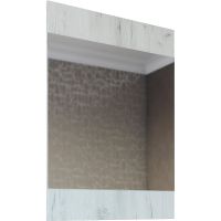 Зеркало Sanflor Чикаго 60/2 Дуб крафт белый арт-С08221 — фото 1, Зеркала в ванную комнату