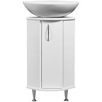 Тумба под раковину Stella Polar Концепт 30 угловая Белая арт-SP-00000156 — фото 1, Тумбы под раковину