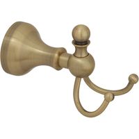 Двойной крючок Veragio Gialetta Бронза арт-VR.GIL-6433.BR — фото 1, Крючки для полотенец