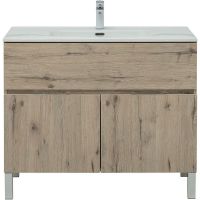 Товар: Тумба под раковину Aquanet Алвита New 100 Дуб Веллингтон арт-277557 - фото 3 Тумба под раковину Aquanet Алвита New 100 Дуб Веллингтон арт-277557 — фото 3, Тумбы под раковину