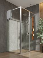 Товар: Душевой уголок Orange 130x90 профиль Хром стекло прозрачное арт-E23-13090TCR - фото 4 Душевой уголок Orange 130x90 профиль Хром стекло прозрачное арт-E23-13090TCR — фото 4, Прямоугольные душевые уголки