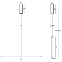 Подвесной светильник Maytoni Pendant Supersymmetry Белый арт-P096PL-L11WK — фото 6, Подвесные светильники