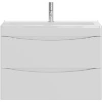 Тумба под раковину Creto Oro 70 подвесная Белая арт-21-W70 — фото 1, Тумбы под раковину