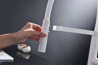 Смеситель для кухни Paulmark Leader Белый матовый арт-Le214101-431 — фото 7, Смесители для кухни