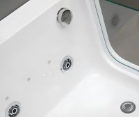 Акриловая ванна Ceruttispa 170x80 L 9947 с гидромассажем арт-C-494-17L — фото 9, Акриловые ванны