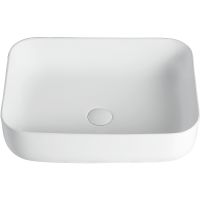 Раковина-чаша Orange 50 Белая глянцевая арт-B05-500W — фото 3, Раковины накладные