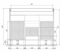 Товар: Тумба под раковину 1MarKa Cube 100Н Белый глянец арт-У79527 - фото 10 Тумба под раковину 1MarKa Cube 100Н Белый глянец арт-У79527 — фото 10, Тумбы под раковину