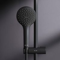 Душевая система AM.PM Gem Черная арт-F0790022 — фото 12, Душевые стойки