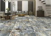 Керамогранит Infinity Ceramica Gelata Oro Marrone High Glossy 60х120 см арт-GELATA Oro Marrone High Glossy 60x120 — фото 2, Керамогранит