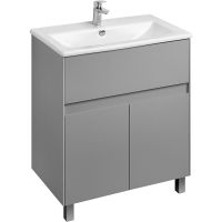 Тумба под раковину Aquaton Форест 75 Туманный серый арт-1A278301FR4D0 — фото 1, Тумбы под раковину