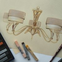 Люстра Maytoni House Lillian Белая Серая Серебро антик арт-H311-05-G — фото 5, Люстры