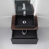 Тумба под раковину Jorno Strong 80 подвесная Антрацит арт-Str.01.80/P/A — фото 5, Тумбы под раковину