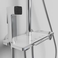 Душевая система Berges Pulsar с термостатом Хром арт-075011 — фото 9, Душевые стойки