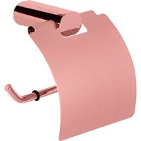 Держатель туалетной бумаги Remer Lounge с крышкой Медь глянцевая арт-LN60RL — фото 1, Держатели туалетной бумаги