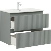 Тумба под раковину Aquanet Джейн 80 подвесная Мисти грин арт-335434 — фото 5, Тумбы под раковину