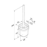 Ершик для унитаза AM.PM Func Хром арт-A8F33300 — фото 7, Ершики для унитаза