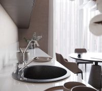 Кухонная мойка Domaci Бьелла DMC-08S арт-GWS-08S-308 черная — фото 6, Кухонные мойки